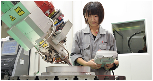 インタビューの様子